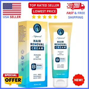 Painless Hair Removal Cream - Effective for Body, Legs, Arms & Underarm Hair - Picture 1 of 7