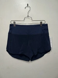NWT Lululemon Speed Up HR Short 4” Lined True Navy Size 8 TRNV - Picture 1 of 5