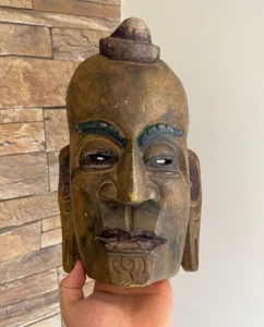 1910’s Authentic Antique African Sculpture Wood Dan Mask Rare ⭐ - Picture 1 of 7
