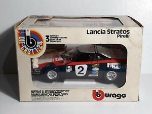 Bburago cod. 0166 1:24 - Lancia Stratos Pirelli - with box - Vintage