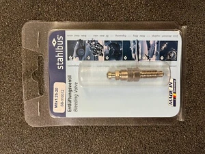 Stahlbus Speed Bleeder Valve with Silver Cap M8 x 1.25 x 20mm - SB-110312 - Picture 1 of 2
