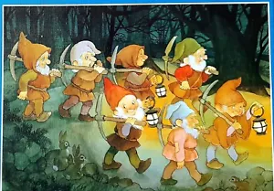 2 x 24 Teile F.X.SCHMID Kinderpuzzle Dornröschen Sieben Zwerge - Bild 1 von 3