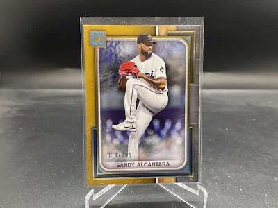 Sandy Alcantara 2023 Topps Museum Collection Gold #15 /299 Marlins - Image 1 of 2