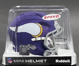Minnesota Vikings On Field Alternate Mini Speed Riddell Tribute Helmet 2023 - Picture 1 of 8