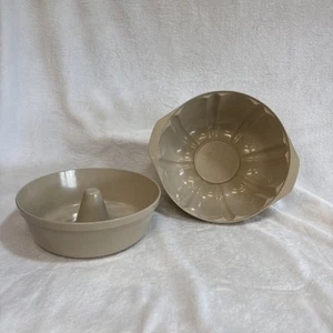 Vintage Anchor Hocking Microwave 2 Piece Set Retro MCM - Picture 1 of 7