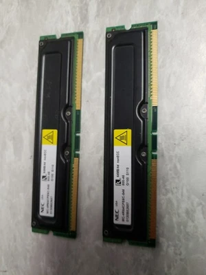 NEC 64 MB RAMBUS MEMORY MODULE MC-4R64CPE6C-653 800-53 RM2-CMP52-15 free ship - Image 1 of 4