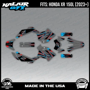 Graphics Decal Kit for Honda XR150L XR 125L ( 2023+) Vizion Series - Grey - Bild 1 von 4