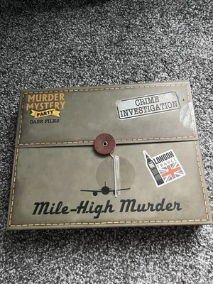 Murder Mystery Dinner Party Game Mile High Murder Case File Brand New Sealed - Image 1 of 4