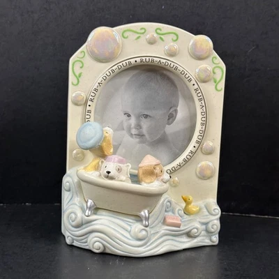 Marco de fotos Hallmark Keepsake Rub-a-dub-dub Baby's Special Moments nuevo en caja Foto 1 de 4