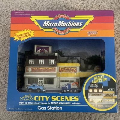 Vintage Micro Machines City Scenes Gas Station No. 6468 Galoob 1989 NEW - Image 1 of 4
