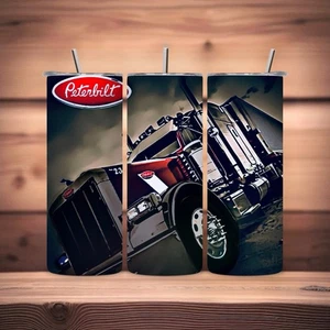 Vaso Peterbuilt personalizado 20 oz, vaso camionero, vaso de café, acero inoxidable St - Imagen 1 de 2