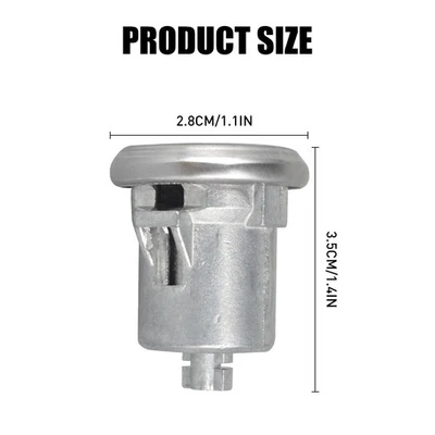 Juego de 2 cilindros de cerradura de puerta para camioneta Chevrolet / C10 C20 C30 GMC 1500 1965-1987 Foto 1 de 4