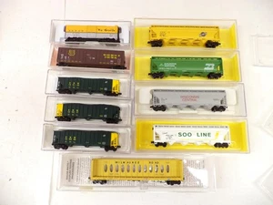Atlas/others N-scale Freight cars(10), C&NW++ (dt) - Picture 1 of 3