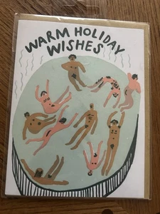 NEW Egg Press Warm Holiday Wishes Christmas Card Set Of 8 - Picture 1 of 2