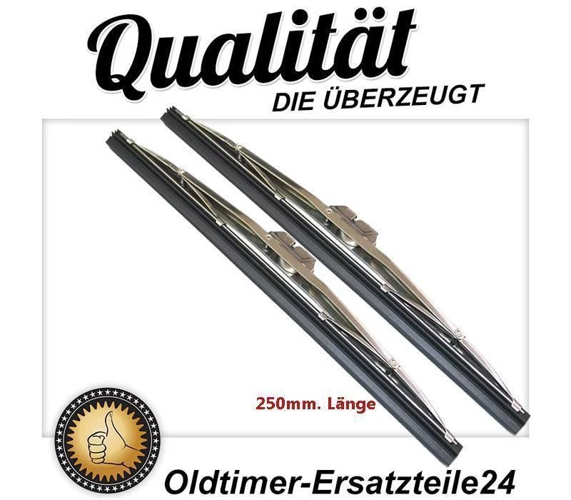 2 escobillas limpiaparabrisas cromadas VA para BMW 501 503 327 Foto 1 de 1