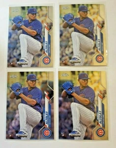 (4) Lote de novatos Topps Chrome Adbert Alzolay 2020 #110 radiocontrol de los Chicago Cubs - Imagen 1 de 2