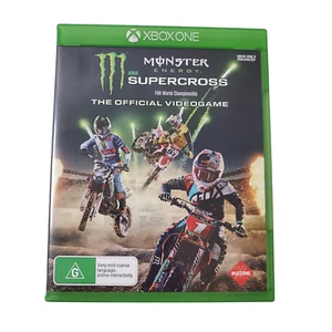 Monster Energy Supercross XBOX One PAL Racing VGC Free Tracked Post - Picture 1 of 5