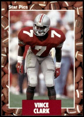 1991 Star Pics #77 Vinnie Clark - Image 1 of 2