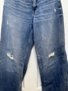 Gap Teen Girls Size 16 Low Stride Distressed Jeans - Picture 1 of 3