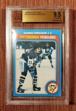 1979 O-Pee-Chee #139 George Ferguson Penguins Hockey Card BVG 9.5 GEM MINT POP1!