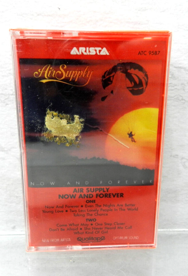 NEW Air Supply "Now and Forever" Cassette Tape Arista Records ATC 9587 SEALED - Image 1 of 2