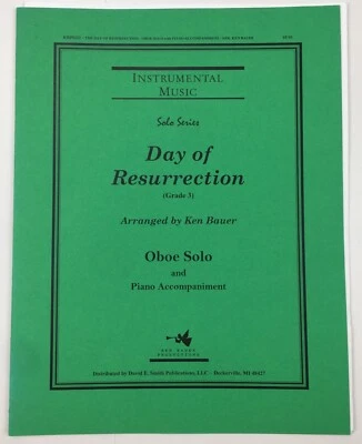 Day of Resurrection Oboe Solo Piano Sheet Music Grade 3 Ken Bauer David E Smith - Image 1 of 4