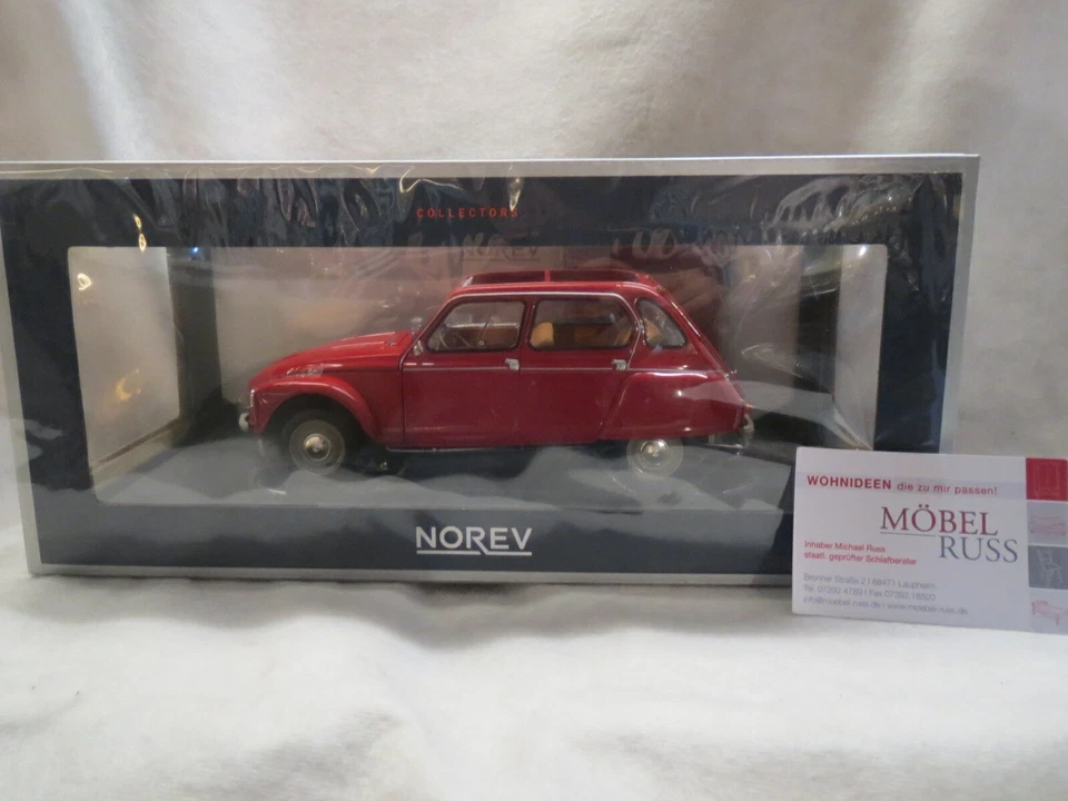 Citroën Dyane 6 1974 Rio rouge rouge Norev 1:18 - Photo 1/1