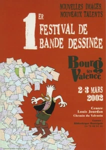 TRONDHEIM DONJON CARTE POSTALE 1er FESTIVAL DE BD BOURG-LÈS-VALENCE 2002 - Picture 1 of 1