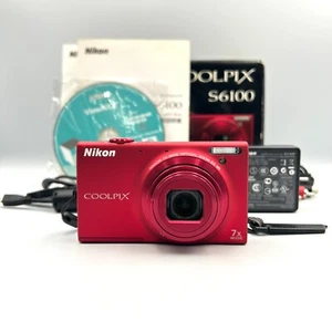 Nikon COOLPIX S6100 Compact Digital Camera From Japan - Picture 1 of 5