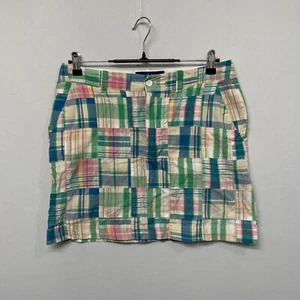 Cape Madras Women Patch Work Skirt Size 8 A-Line 100% Cotton M229 -15 - Picture 1 of 18