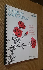 55 Partituras Great Love Songs (todo órgano) Chester Nordman (1976, rústica) - Imagen 1 de 7
