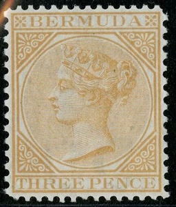 Bermuda  1882-1903  Scott #  7  Mint Very Lightly Hinged - Picture 1 of 2