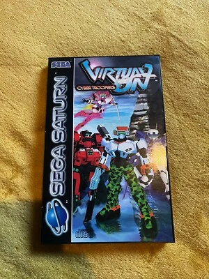 Virtual On Cyber Troopers Sega Saturn PAL with manual - Image 1 of 3