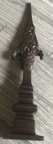 Beautiful Set of Four Iron Finials Cover