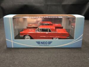 Ford Thunderbird Hardtop 1960 Red 1:43 Scale Die-Cast Model Car [Neo] NEW IN BOX