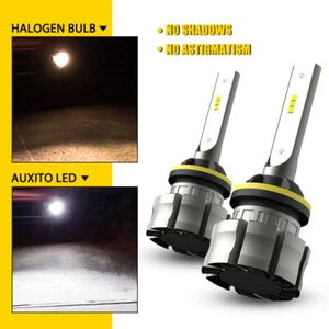 2PCS AUXITO 892 893 899 LED Bulb Fog Driving Light 6500K Bright B3F White CANBUS - Picture 1 of 16