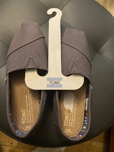 Toms Classic Alpagarta Canvas Women's /Girls Shoes - Ash Grey - Picture 1 of 2