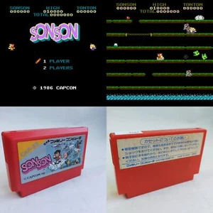 Sonson Capcom pre-owned Nintendo Famicom NES Tested - Picture 1 of 11
