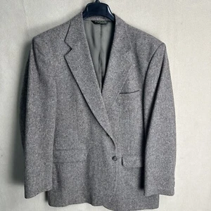 Strathmore Anderson Little Heavy Wool Tweed Sport Coat 44R 2BTN Winter Brown - Picture 1 of 13
