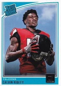 2018 Panini Donruss - Rated Rookie Calvin Ridley #311 (RC) - Falcons - Picture 1 of 2