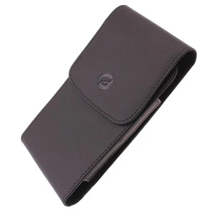 Leather Case Belt Clip Holster Cover Pouch Vertical Carry for Smartphones - Picture 1 of 6
