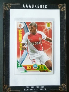 Kylian Mbappe Rookie Card RC AS Monaco France 190 Panini Adrenalyn XL 2017 2018 - Picture 1 of 5