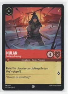 Disney Lorcana Floodborn Mulan 117/204 común sin lámina - Imagen 1 de 2