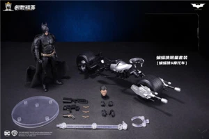 Modoking DC 1/12 BATMAN Motorcycle set THE DARK KNIGHT TRILOGY Christmas present - Picture 1 of 15