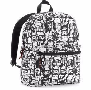 Star Wars Stormtrooper 16 inch Backpack Black and White Comic Print RARE NEW NWT