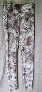 Evolution Creation Leggings Mujer Pequeños Gris Blanco Leopardo Ejercicio Baile Pantalones - Imagen 1 de 7