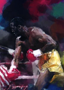 Thomas Hearns 2019 Authentic Artist Signed Giclee Print Card 49 of 50 - Picture 1 of 4