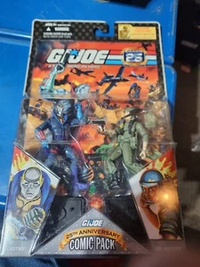 GI Joe Comic Pack Destro & Cpl Breaker 25 Aniversario Sellado NUEVO - Imagen 1 de 2