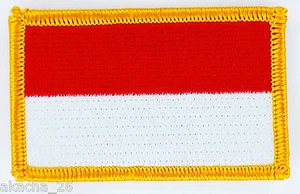 PATCH AUFNÄHER STICKEREI FLAGGE INDONESIEN ABZEICHEN THERMOAUFKLEBER NEU FLAG PATCHE - Bild 1 von 1