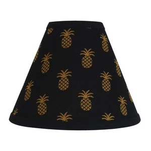 Pineapple Town Black Lamp Shade 12 In - Picture 1 of 1